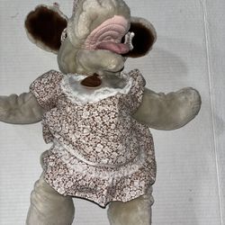 Vintage Ganzbros Wrinkles Dog Puppet 