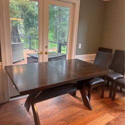 Dining Table + 6 Chairs - $100