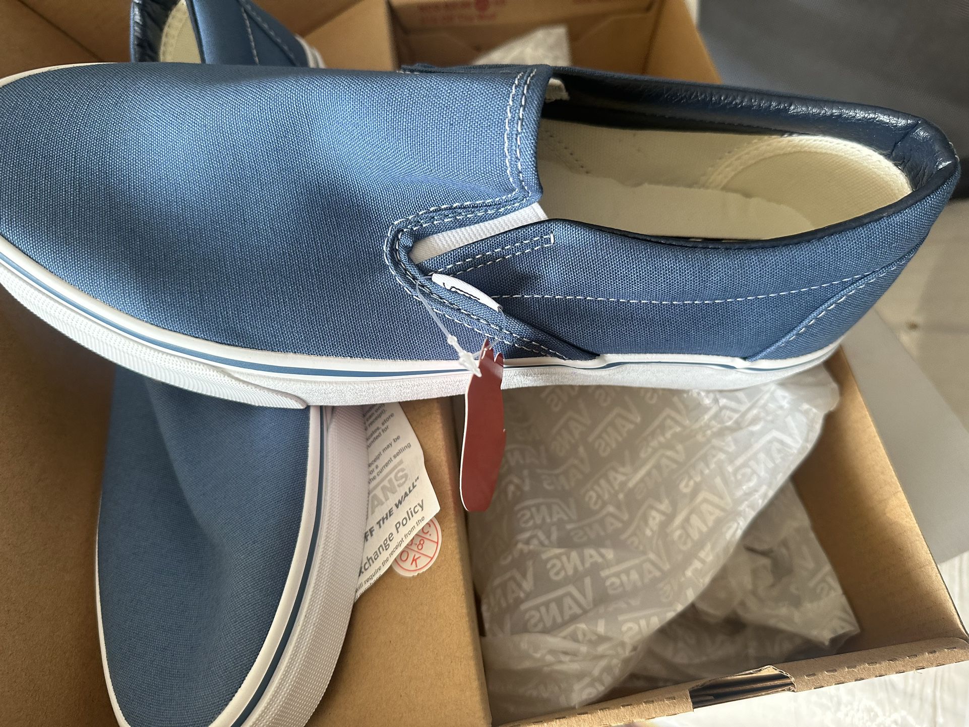 Vans Slip On Shoes Blue 