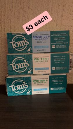 Tom’s toothpaste