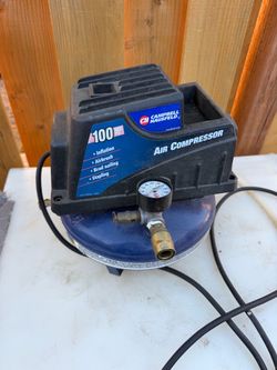 Campbell Hausfeld 100 PSI Donut Air Compressor Works Great