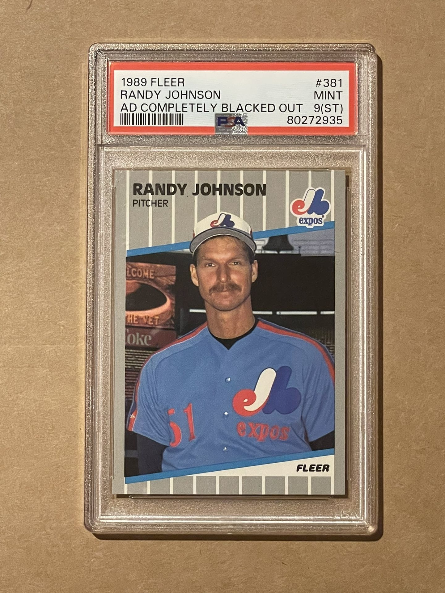 1989 Fleer Randy Johnson - PSA 9 (ST) for Sale in Bothell, WA - OfferUp
