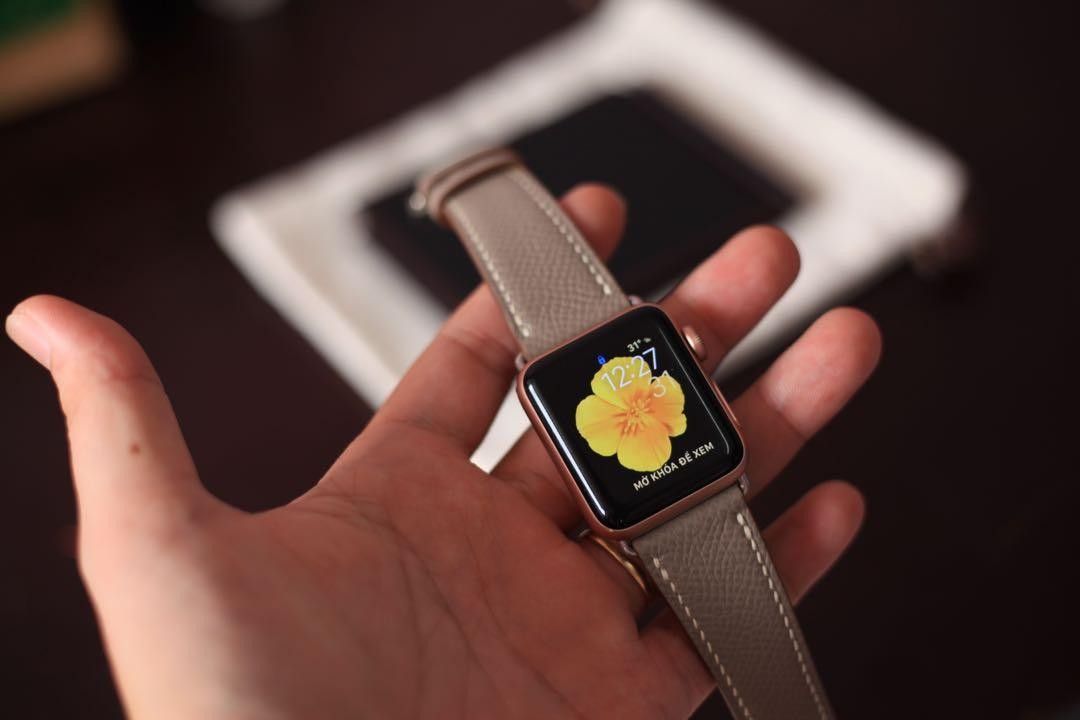 Apple watch leather,Hermes scrap size 40