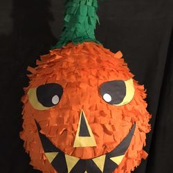 Halloween piñata pumpkin