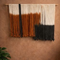 New Large Macrame Well Hanging Tapestry 