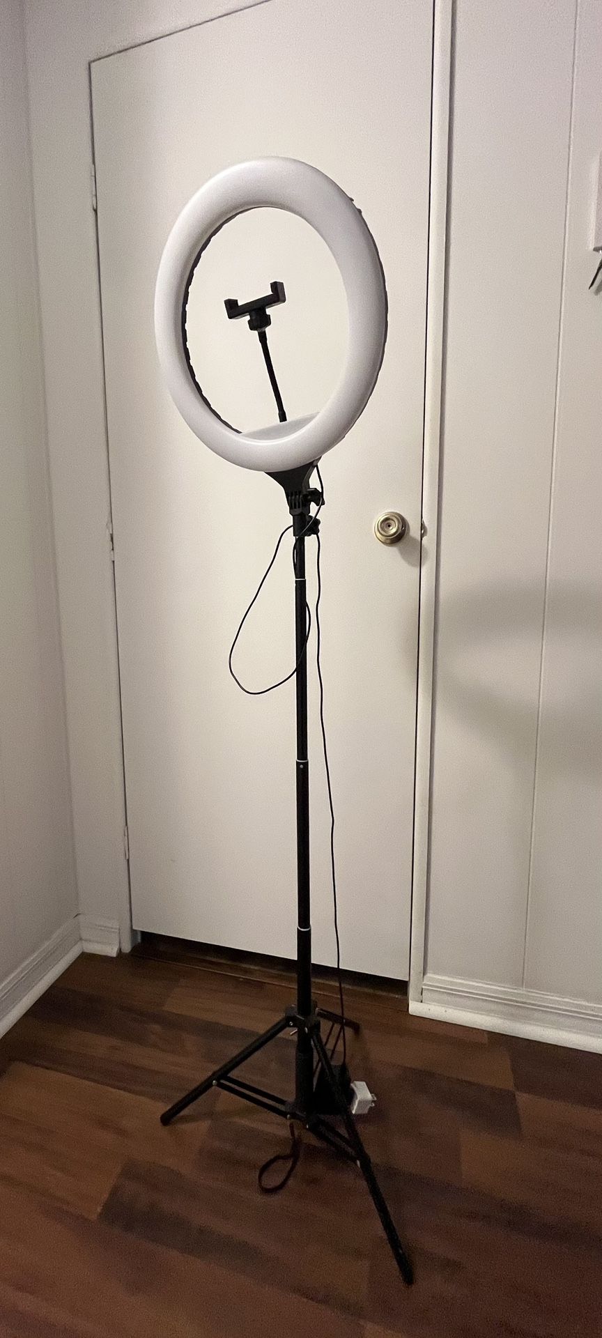 Ring Light With Adjustable Tripod