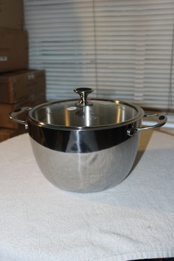 Princess House Healthy Cook-Solutions 6 Qt. Dutch Oven 5845 | TL3 Stainless Steel, Induction Ready