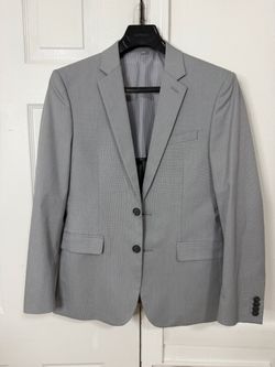 Express Men's Gray Suit Blazer