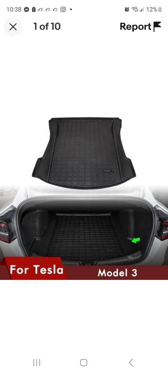 Spigen Tesla Model 3 Highland (2024~) Kofferbakmat voor, XPE-materiaal, schokbestendig, beschermt de binnenvakken, waterdichte afwerking, kofferbakmat, carbon editie Spigen Tesla Model 3 Highland (2024~) Kofferbakmat voor, XPE-materiaal, schokbestendig, beschermt de binnenvakken, waterdichte afwerking, kofferbakmat, carbon editie