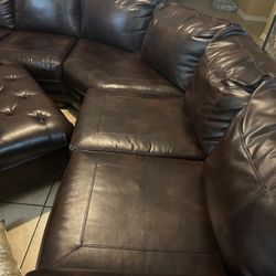 Brown Sectional Sofa