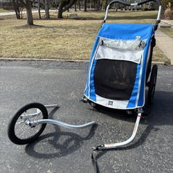 Burley Encore 2 Child Carrier With Stroller Attachment 