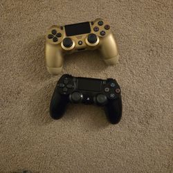 Two Ps4 Controllers