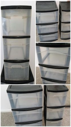Stelite storage drawers set