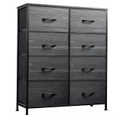 Homy Casa SHANKS VIII 80" x 30" x 101.5" 8-Drawer Dresser Storage Cabinet