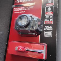 Husky Rechargeable Headlamp With 600 Lumens 