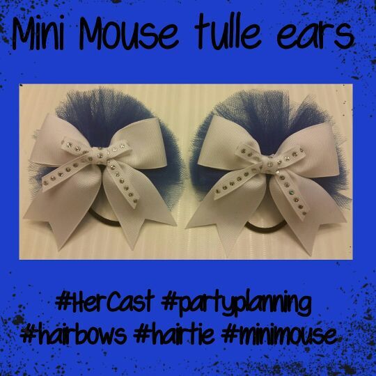 Mini Mouse tulle ears