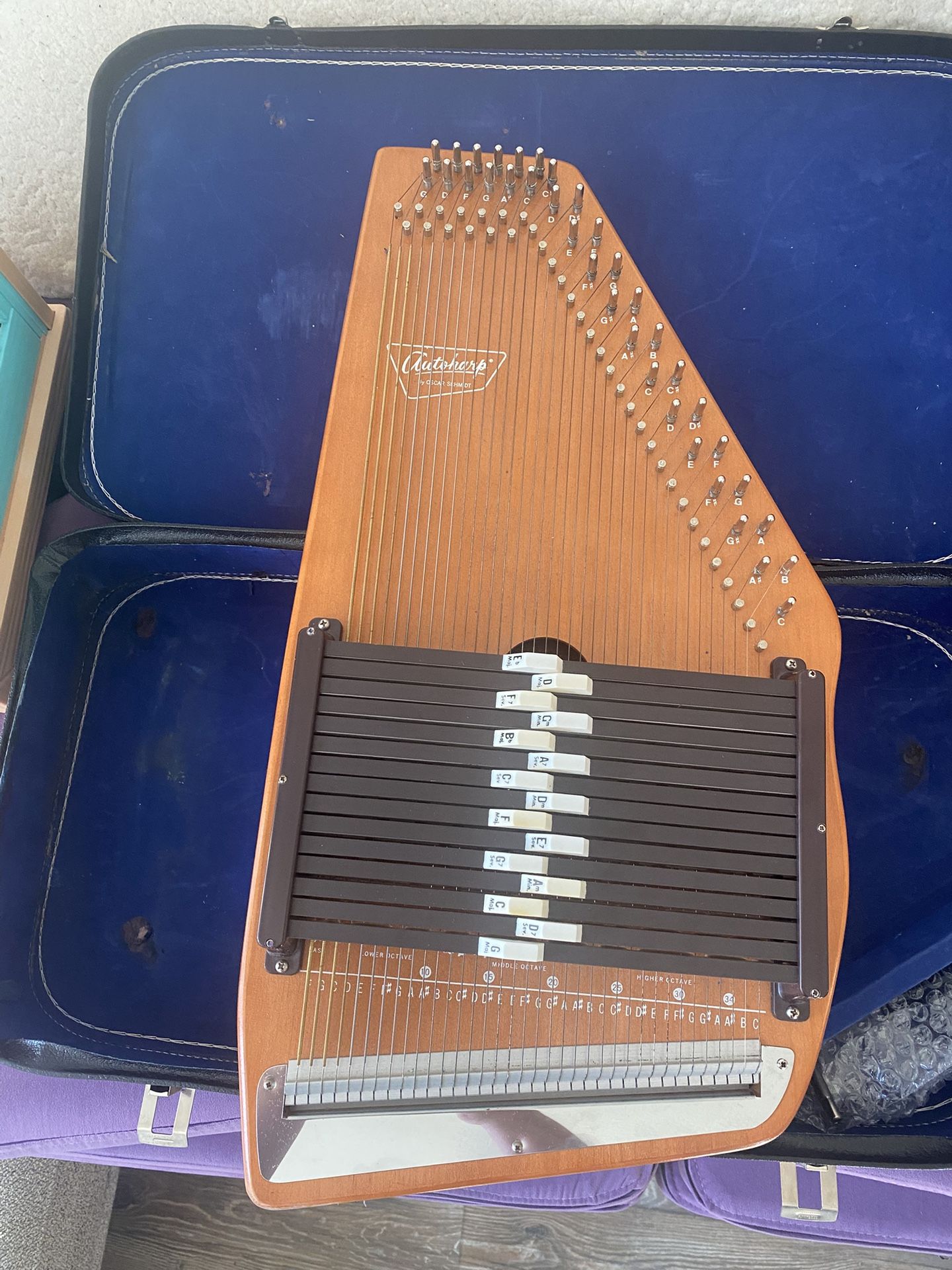 Autoharp Oscar Schmidt $40With Case