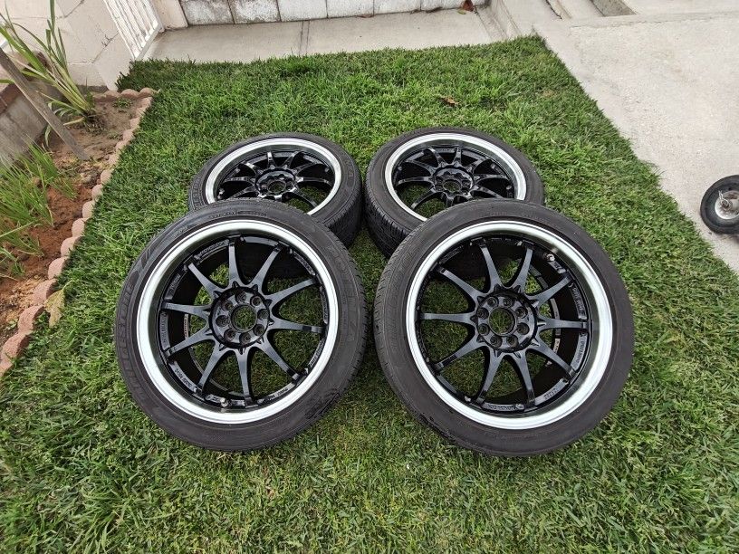 Genuine Volk Racing Rays CE28 17x7.5 4x100 Wheels for Sale in San ...