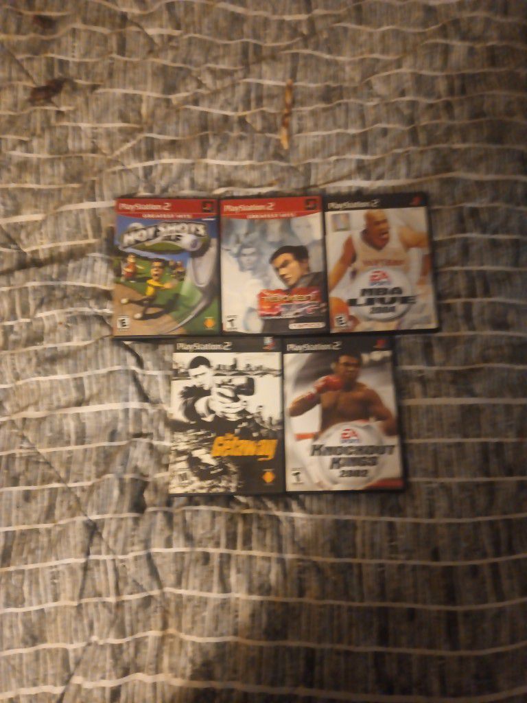 5 PS2 GAMES Selling as 1 Piece 