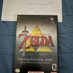Legend Of Zelda Collectors Edition GameCube 