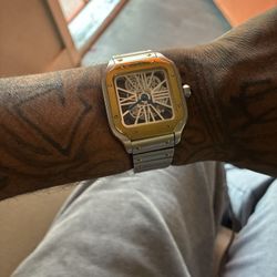 Santos de Cartier Skeleton (Large Model)