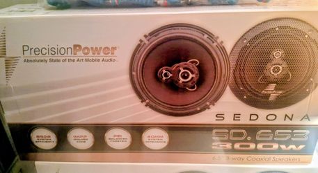 Precision Power 6.5 Door Speakers Brand New In The Box