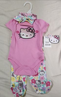 Hello Kitty Baby Girl 3-Piece Set