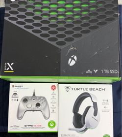 Xbox Series X 1TB + Turtle Beach Stealth 600 Headset + Gamesir G7 Pro Controller (BUNDLE)