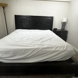 California King Bed Frame And Nightstand