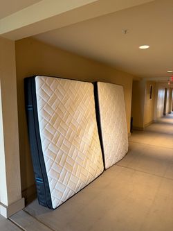 Two semi new mattress ( Queen )