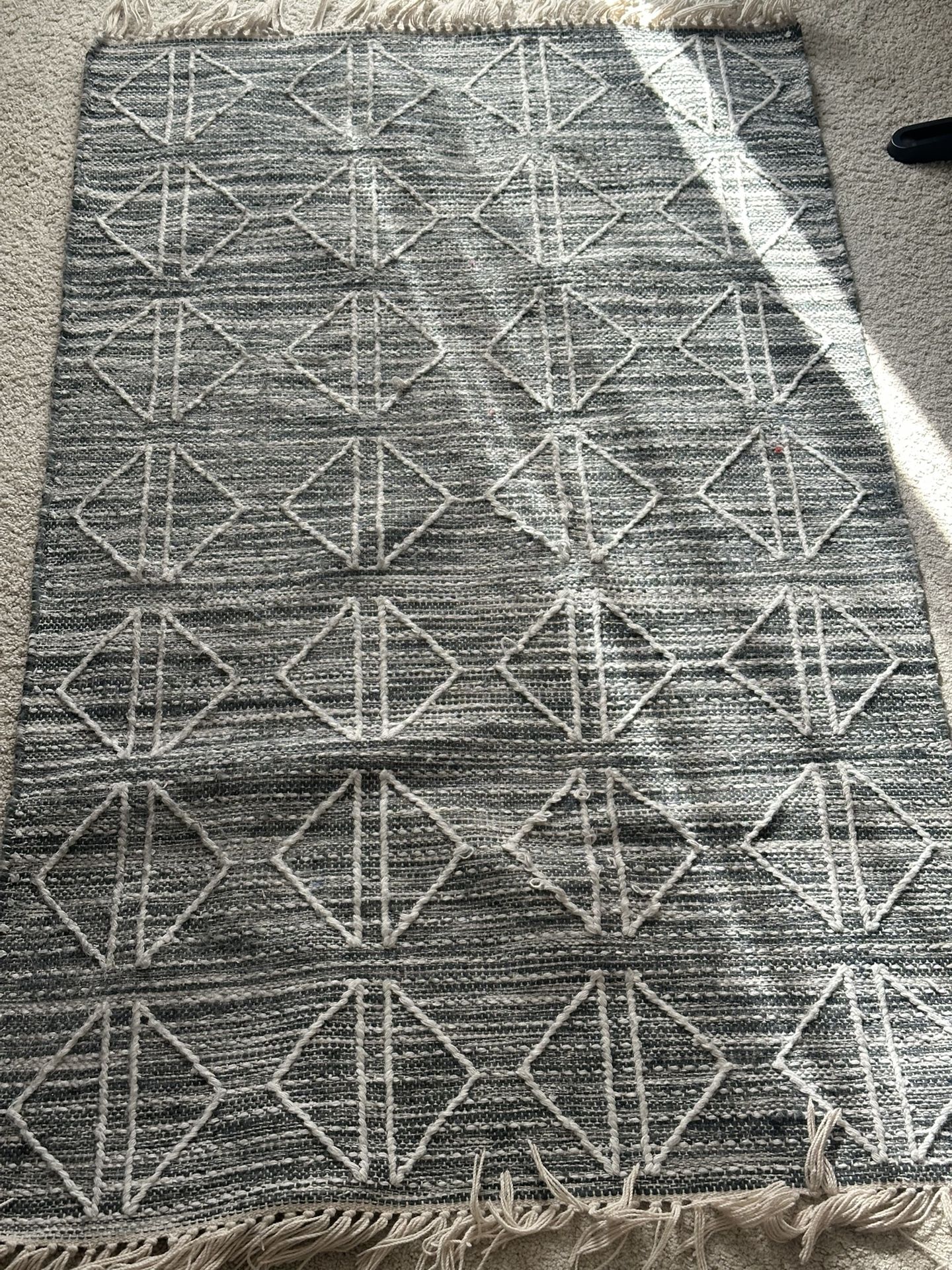 3x5 Rug West Elm Reflected Diamonds Indoor/Outdoor Rug