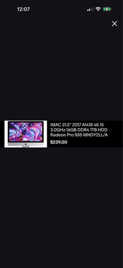 I Mac $200 obo