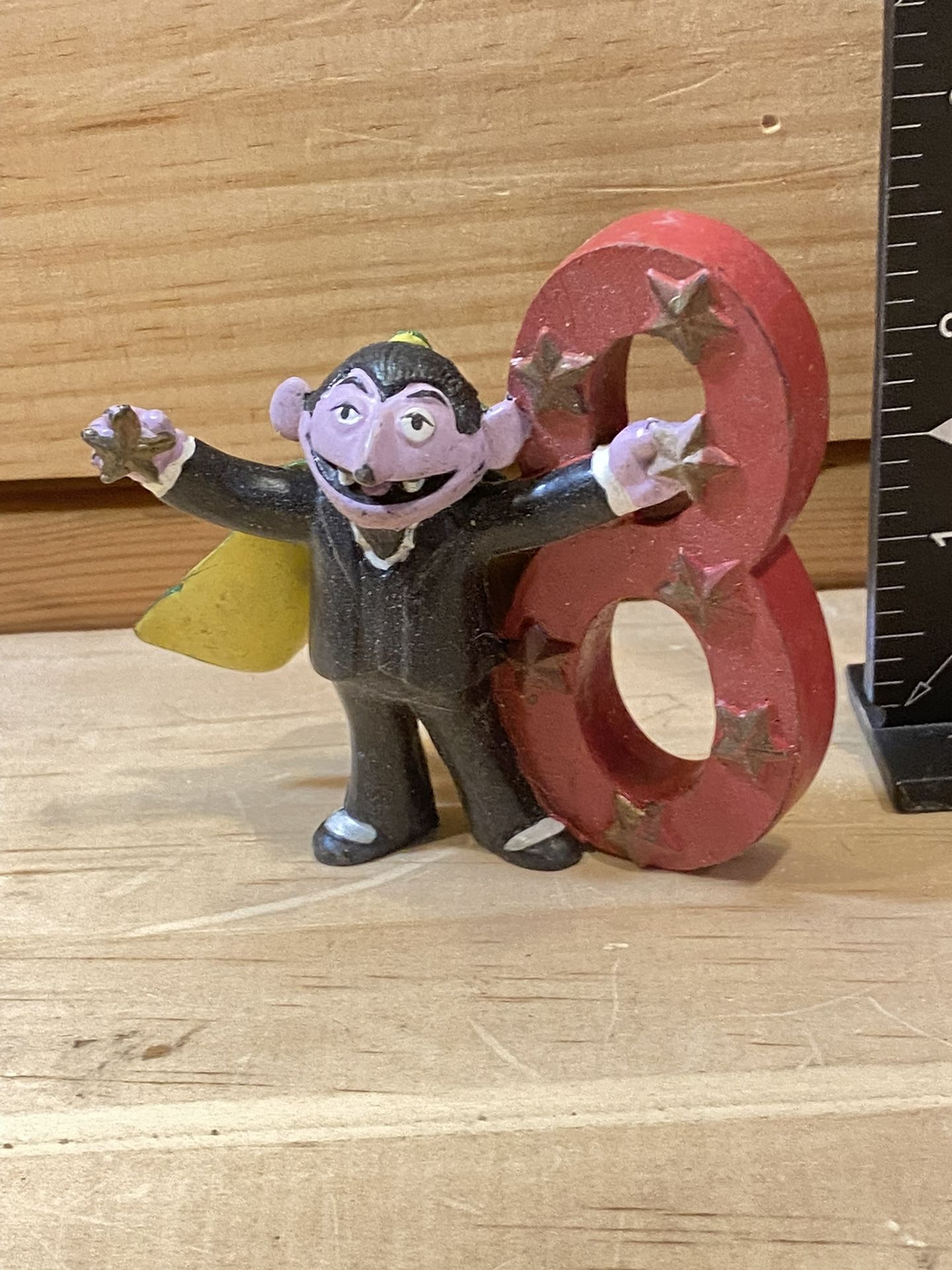 Applause Sesame Street Number 8 The Vampire Count PVC Figure Paint Wear