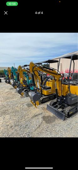 Mini Excavators Available $8500 Each