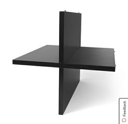 New quad cube storage shelf