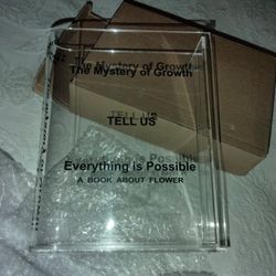 Acrylic Flower Book Vase