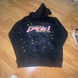SP5DER HOODIE (BLACK)