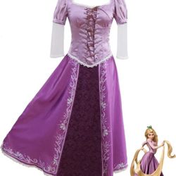 rapunzel dress tangled And Ratunzel Cosplay Braed 