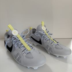 Nike Huarache Size 12 Varsity LAX SE Cleats Lacrosse Gray Men