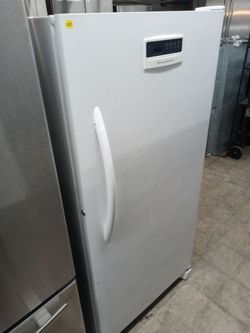 Frigidaire white upright freezer - Free delivery