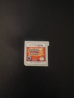 Pokemon sun ds game