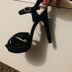 New Black High heels 
