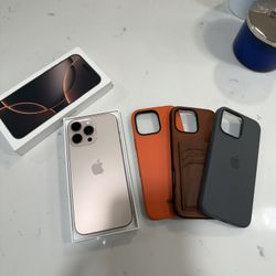 iPhone 16 Pro Max 256gb Desert Titanium Unlocked