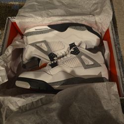 Cement Jordan 4s Size 12