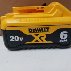 DeWalt 20 Volt 6 Amp Hour Battery. New