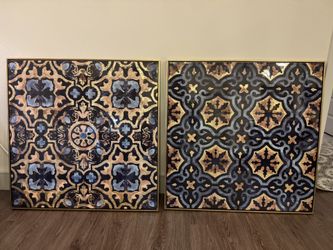 Large Wall Paintings $60 Total For Both As Set