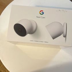 Google - Nest Cam 2 Pack Indoor/Outdoor Wire Free Security Cameras - Snow