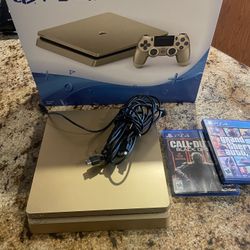 Gold PS4 Slim 1TB