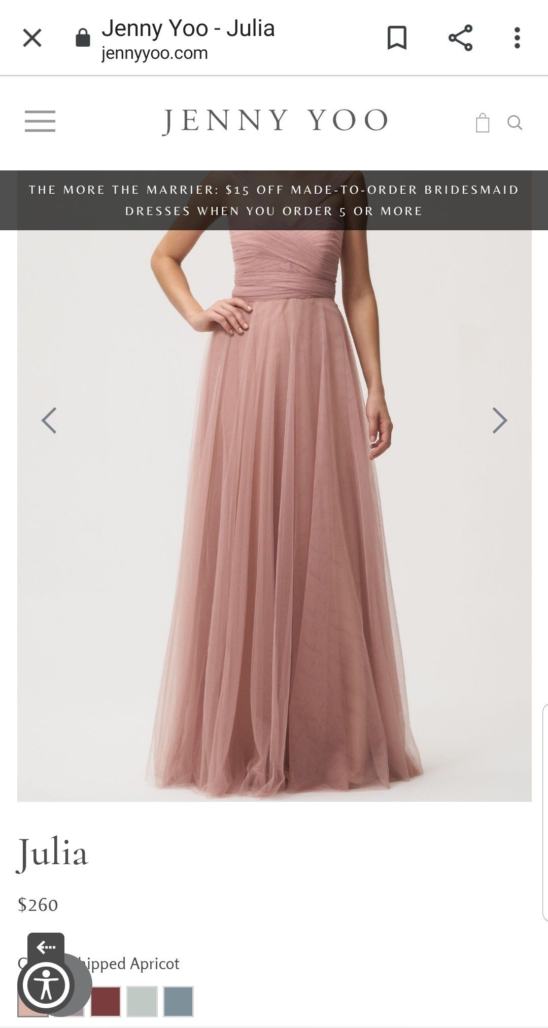 Jenny Yoo convertible gown