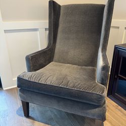 Slate Wingback Chair